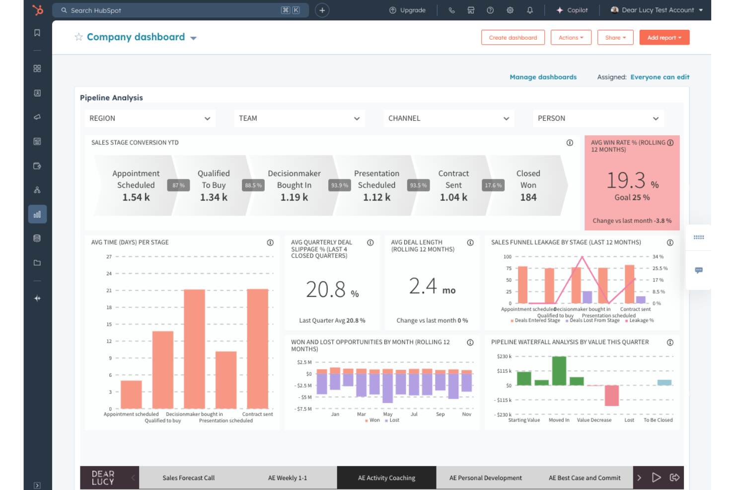 HubSpot screenshot - 10 Mejores Alternativas a Sprout Social Analizadas en 2026