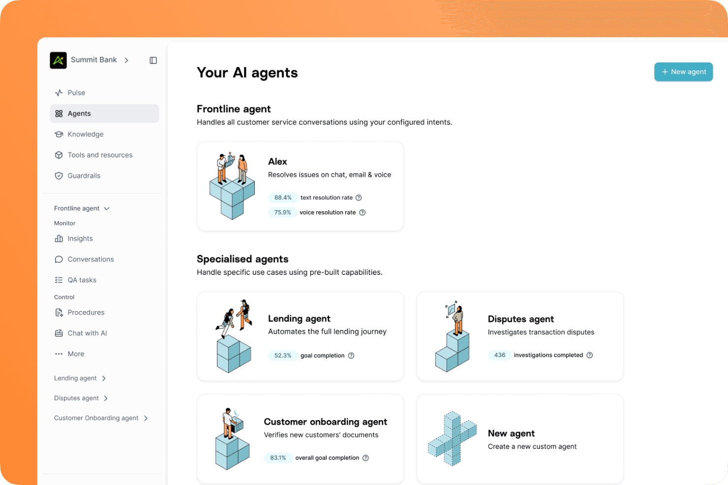 Gradient Labs screenshot - 10 beste AI-klantenservicesoftware in 2026
