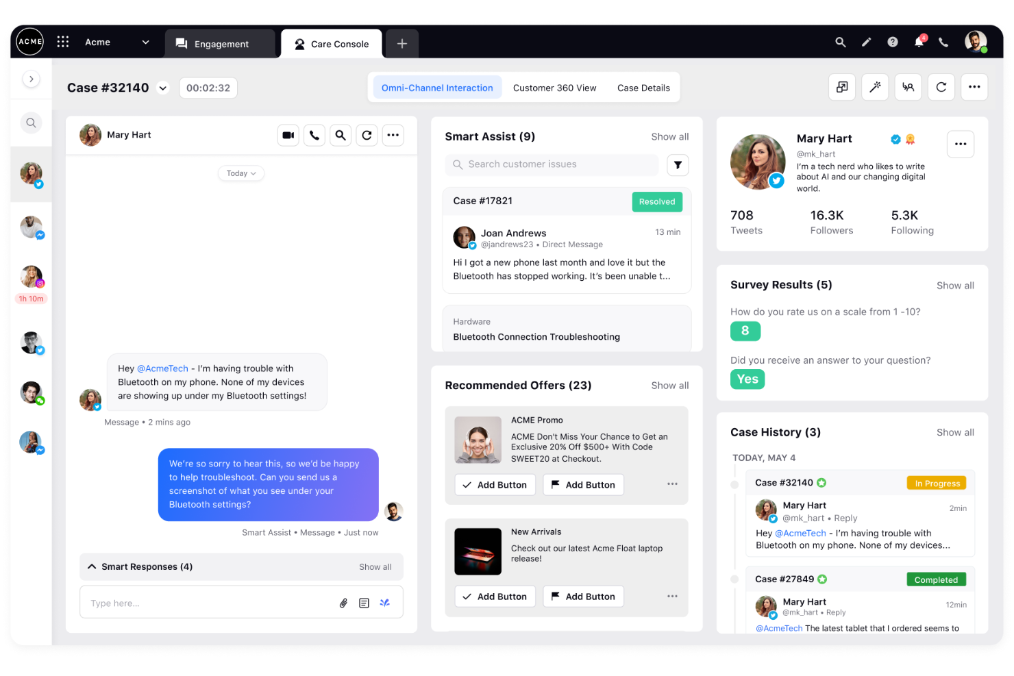 Sprinklr Service screenshot - 10 bästa alternativen till Odoo 2026