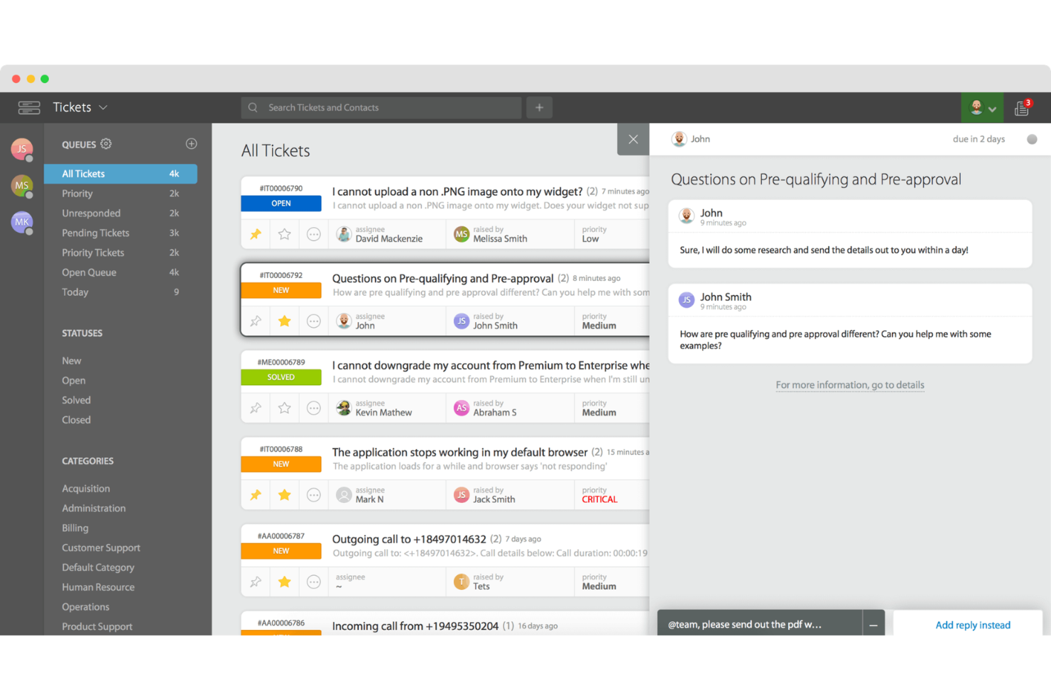 HappyFox screenshot - 10 bästa alternativen till Odoo 2026
