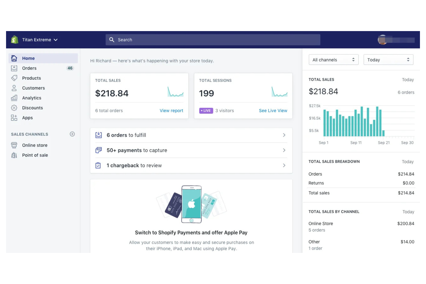 Shopify screenshot - 10 AI-verktyg för personalisering av kundupplevelsen 2026