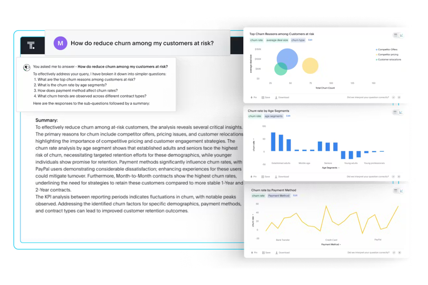 ThoughtSpot screenshot - 10 alternative a Domo selezionate per il 2026 con le migliori funzionalità e casi d’uso