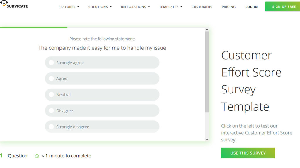 Survicate screenshot - 10 bästa onlineverktygen för enkäter för att upptäcka insikter under 2026