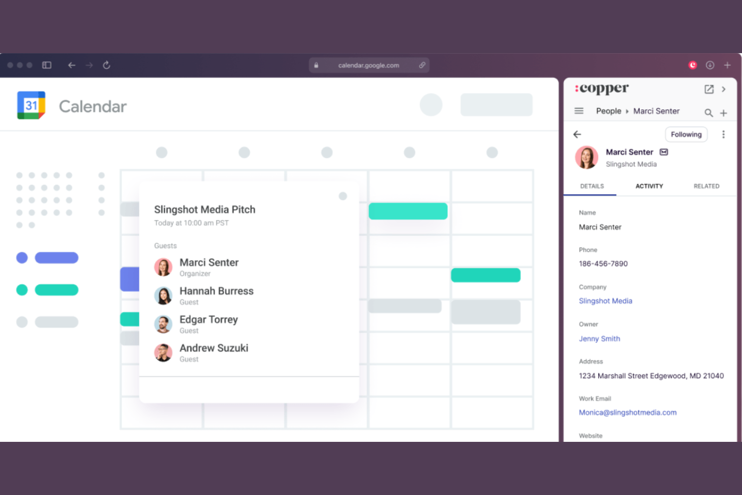 Copper screenshot - 10 migliori alternative a monday CRM per il 2026 con funzionalità principali