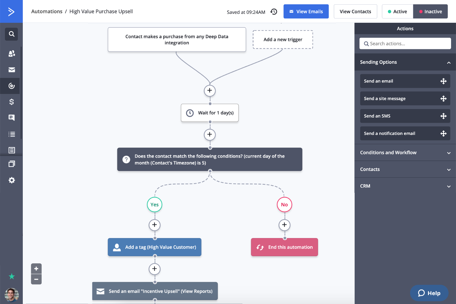 ActiveCampaign screenshot - Le 10 migliori alternative a Customer.io recensite nel 2026