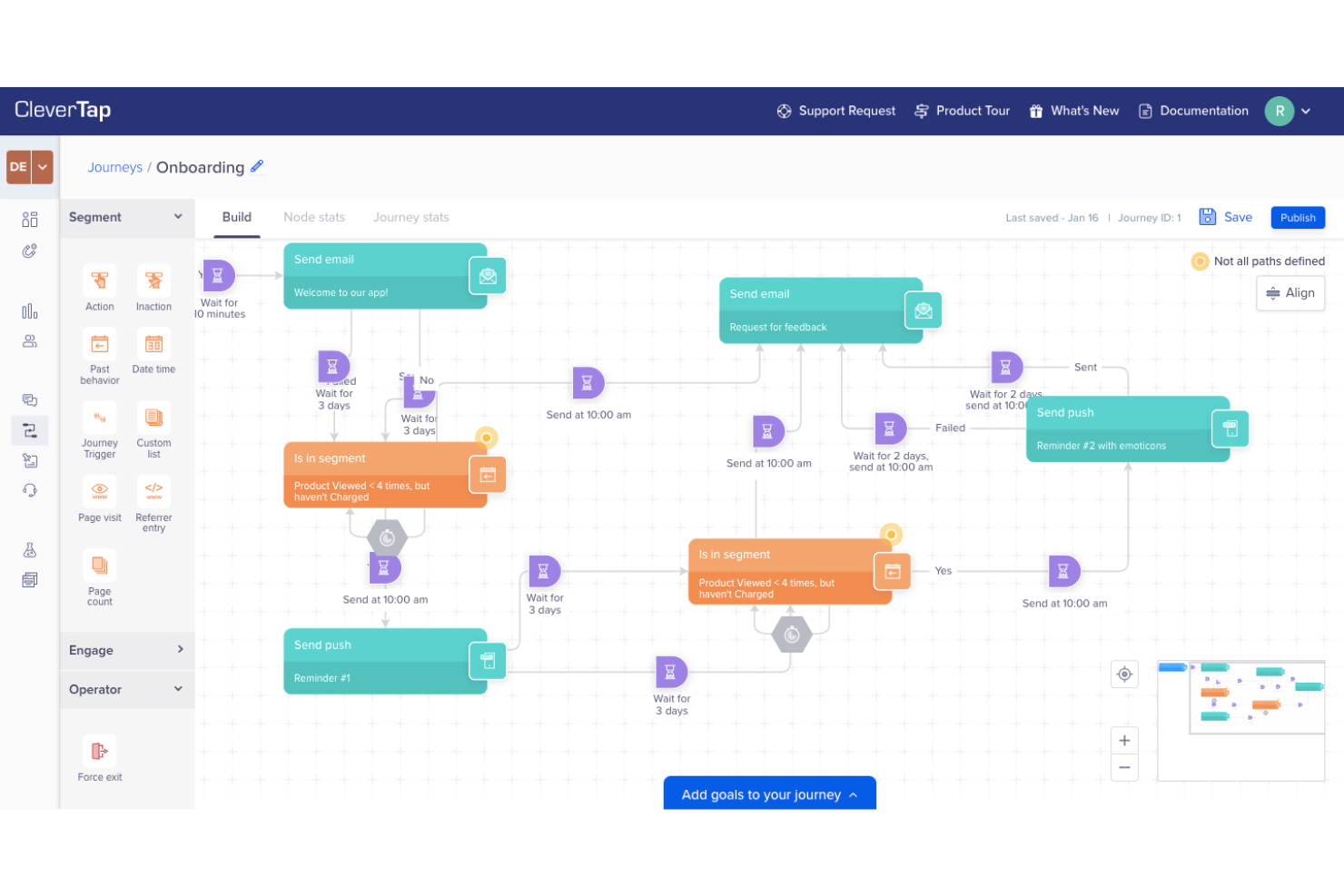 CleverTap screenshot - Le 10 migliori alternative a Customer.io recensite nel 2026