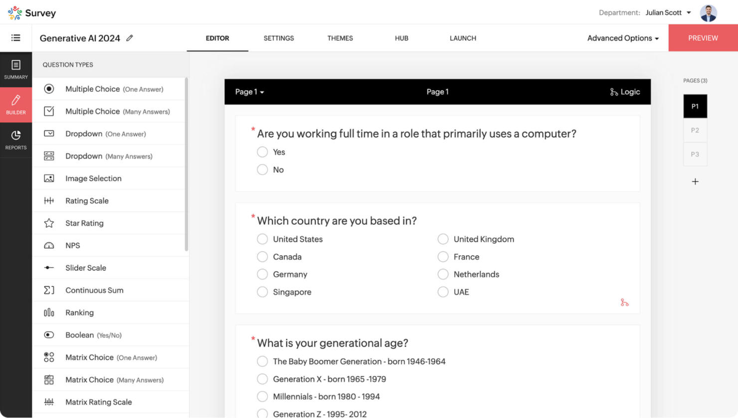 Zoho Forms screenshot - Le 10 migliori alternative a Jotform recensite nel 2026
