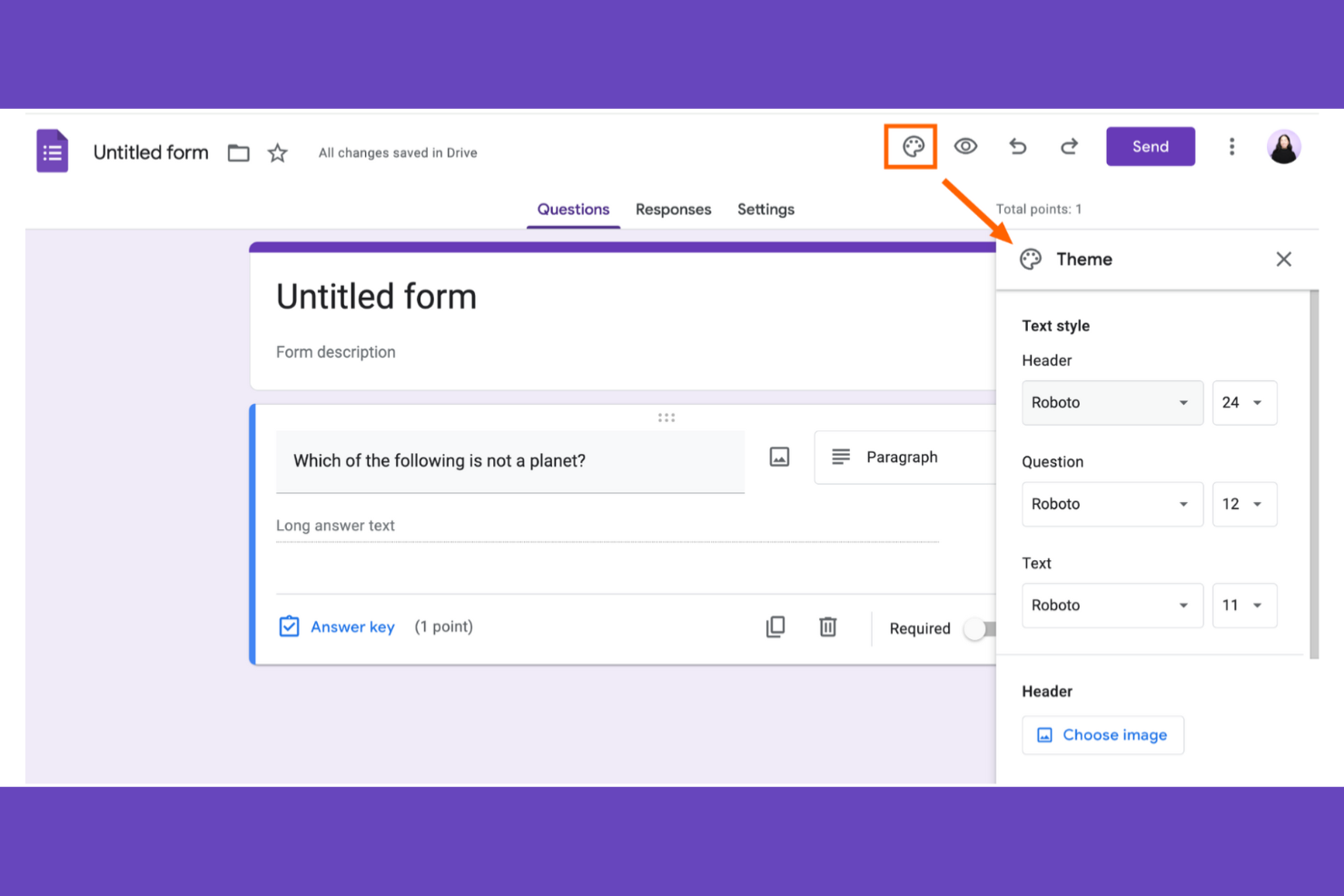 Google Forms screenshot - 10 meilleures alternatives à Formstack sélectionnées pour 2026