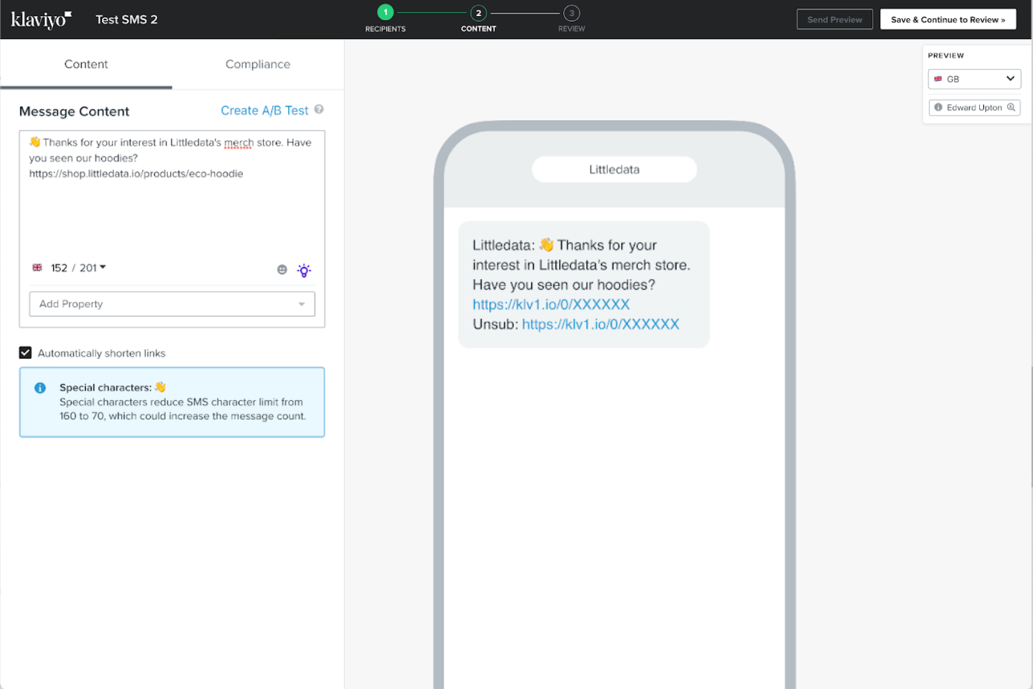 Klaviyo screenshot - Le 10 migliori alternative a Customer.io recensite nel 2026