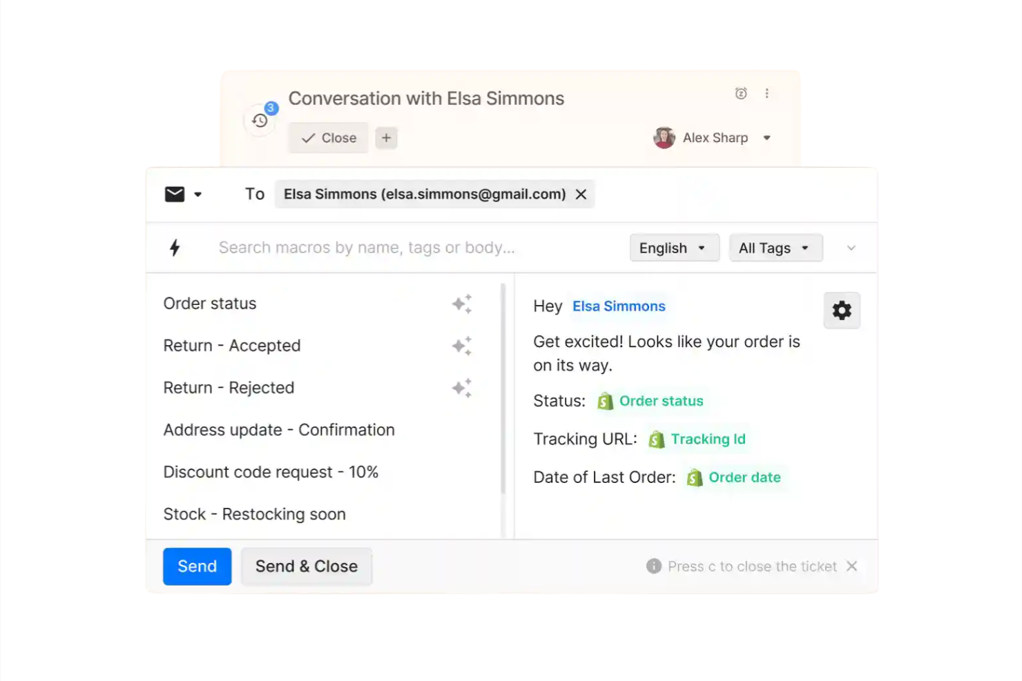 Gorgias screenshot - 10 meilleures alternatives à Gladly évaluées en 2026