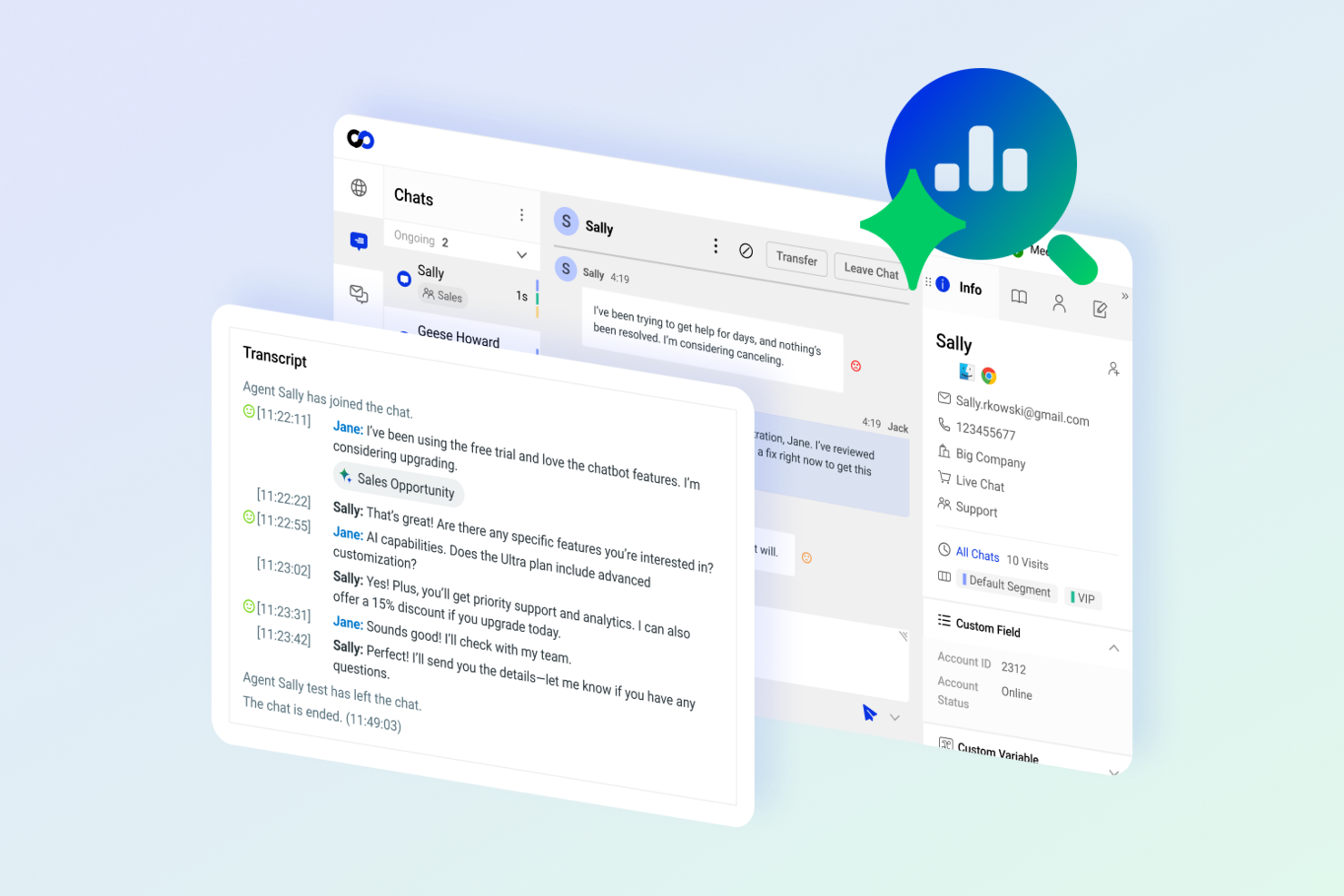 Comm100 screenshot - 20 Best Omnichannel Customer Service Tools For 2026