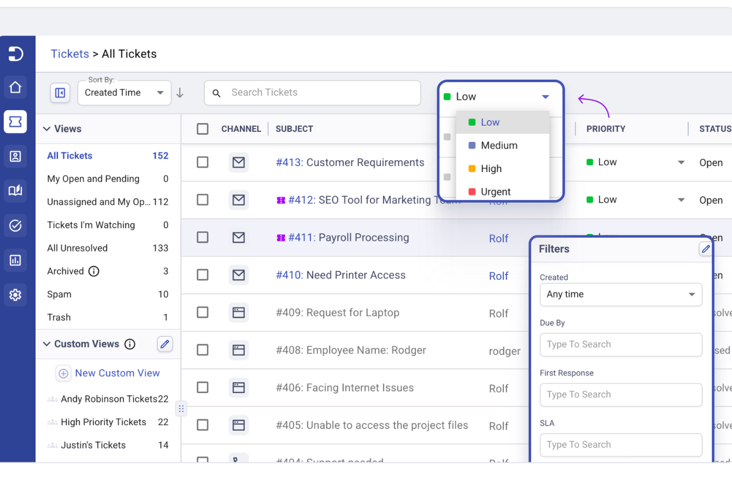 Desk365 screenshot - 10 Best Free Ticketing Systems Reviewed in 2026