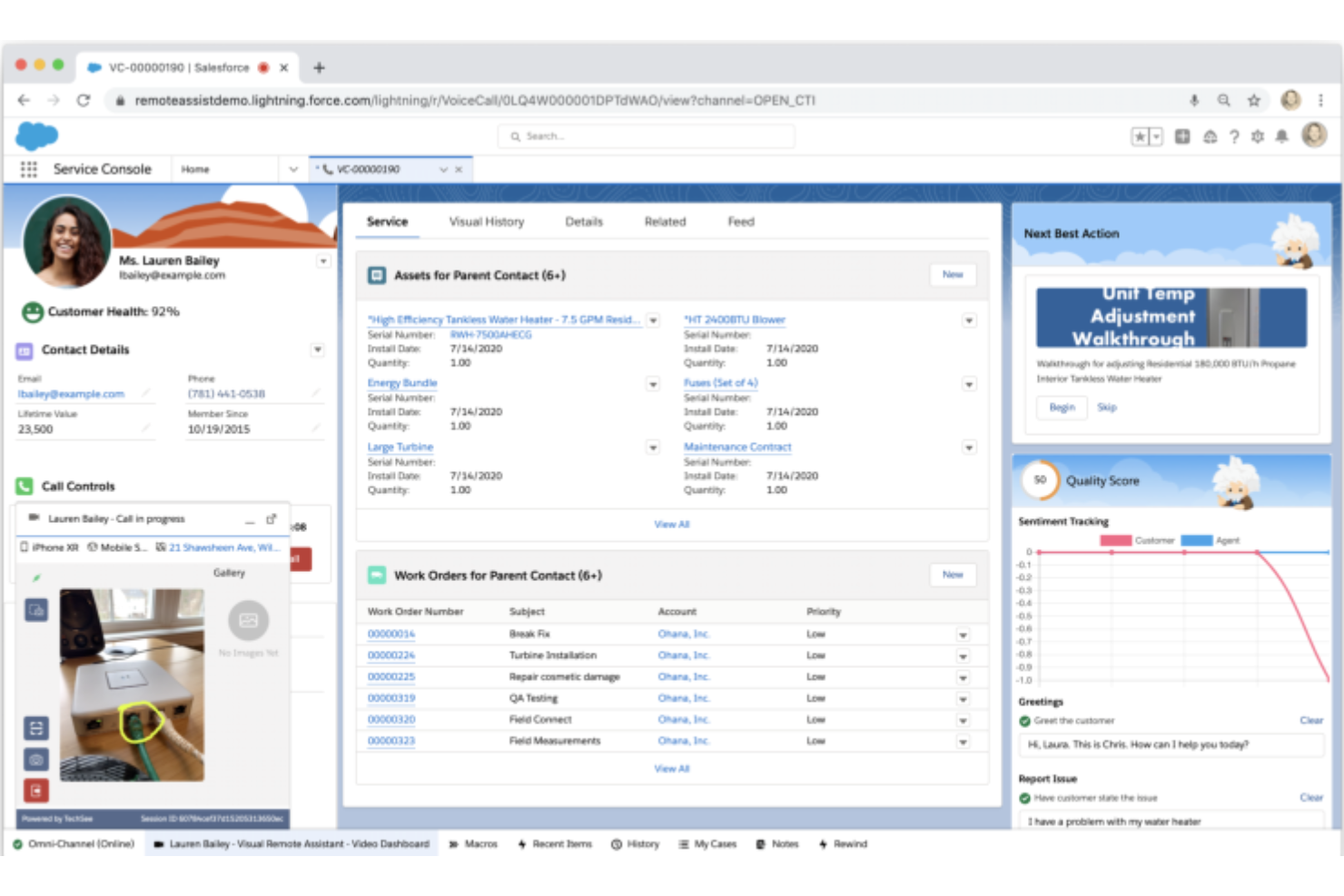 Salesforce Agentforce Service screenshot - 22 Best Customer Self-Service Software Reviewed in 2026