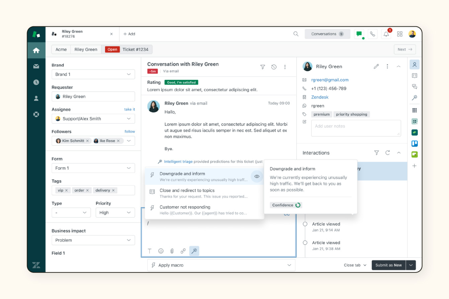 Zendesk screenshot - 24 Best Automated Help Desk Software Reviewed in 2026