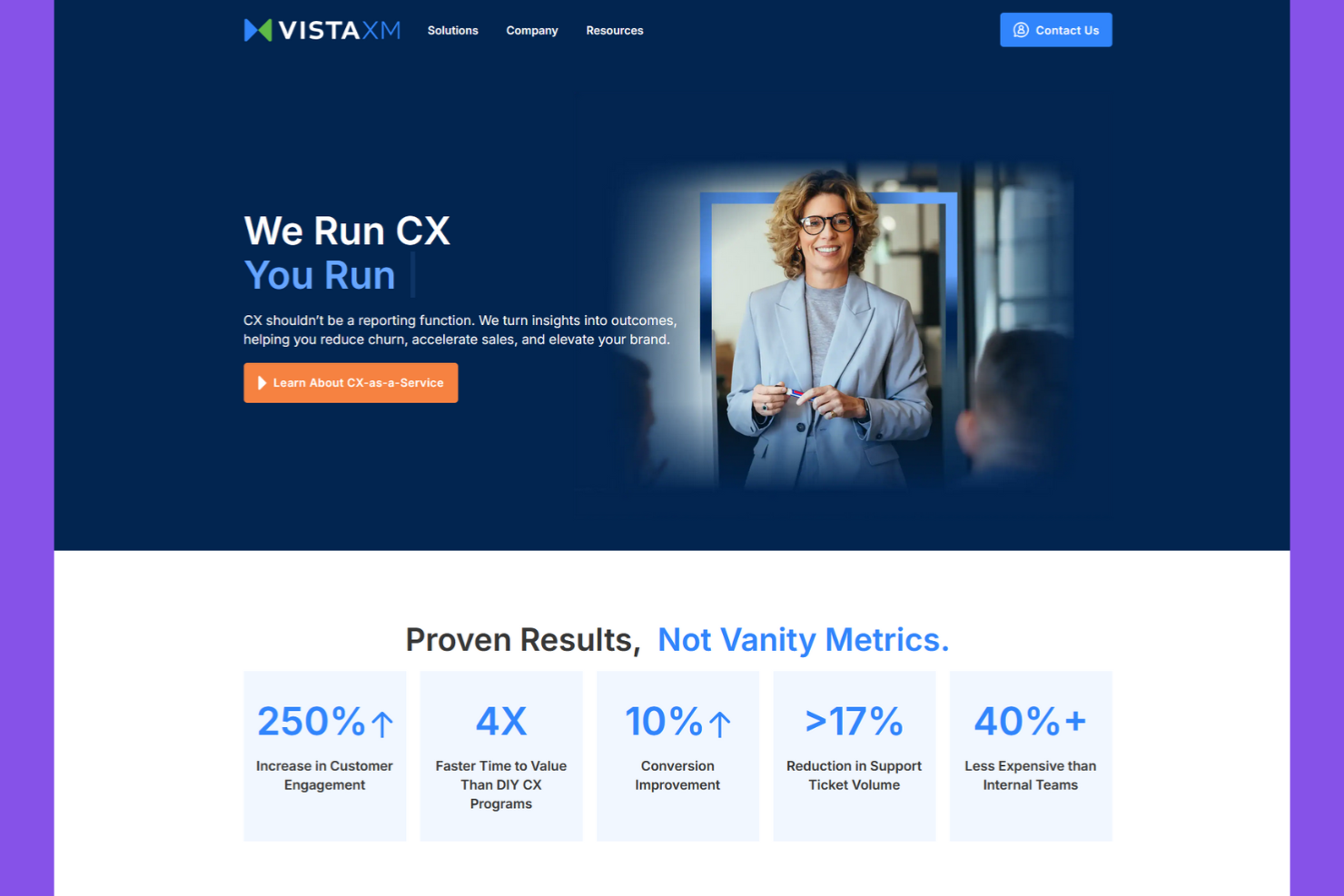 VistaXM screenshot - 14 Sprinklr Alternatives for 2026