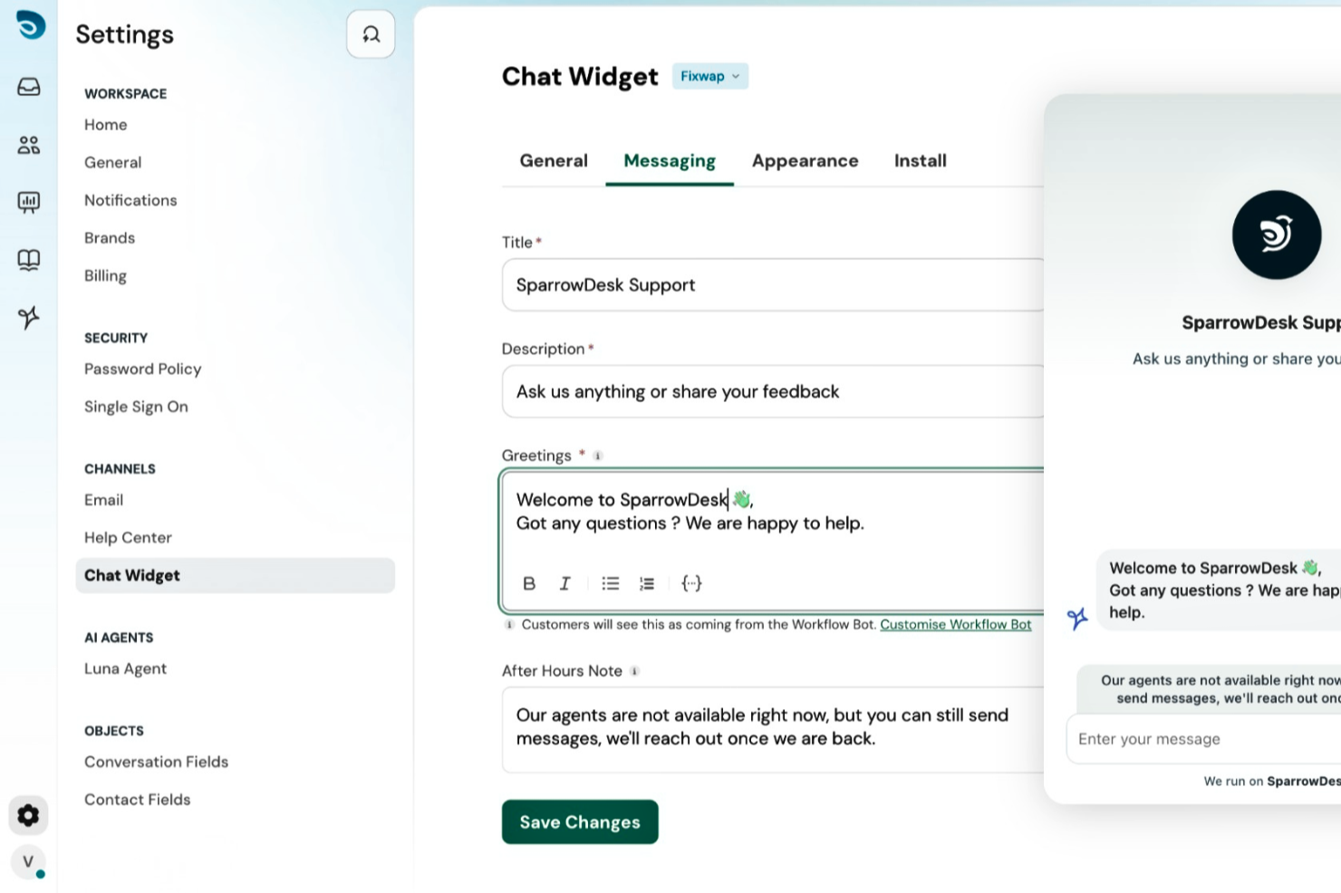 SparrowDesk screenshot - 20 Best HappyFox Alternatives Reviewed in 2026