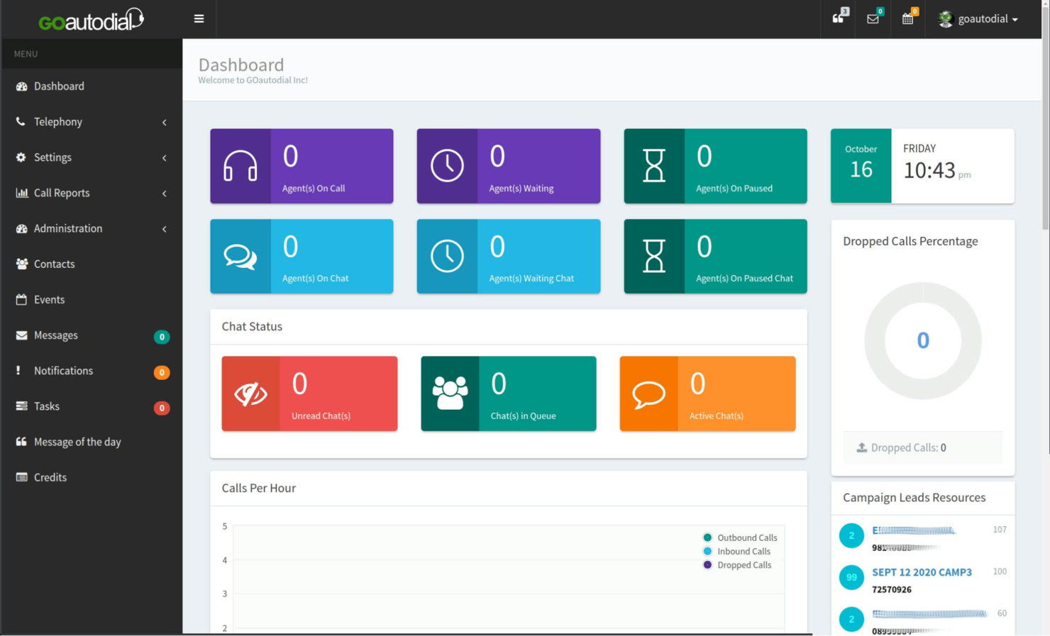 GOautodial screenshot - 10 Free Call Center Software Picks for 2026