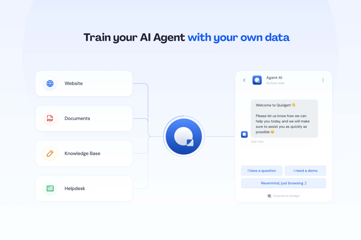 Quidget screenshot - 23 Best AI Customer Experience Platforms in 2026