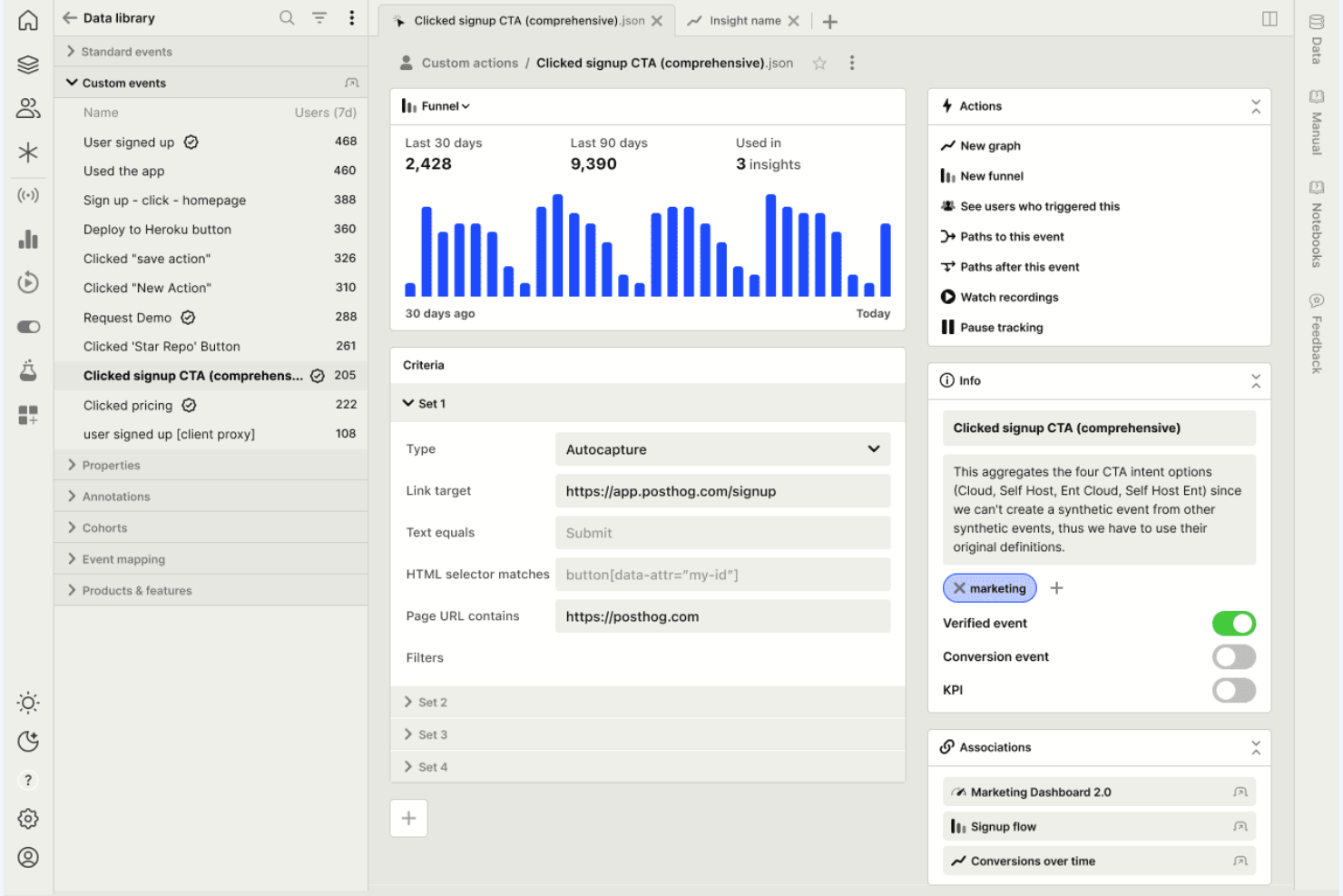 PostHog screenshot - 13 Best Mixpanel Alternatives for 2026