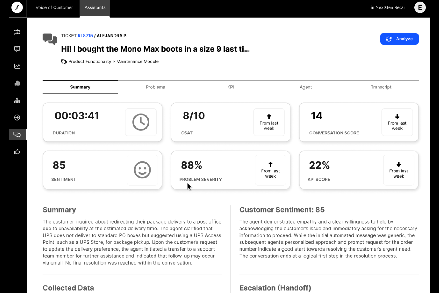 Crescendo screenshot - 21 AI Customer Self-Service Platforms in 2026