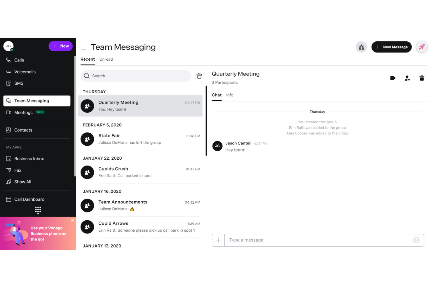 Vonage screenshot - 20 Best Small Business Contact Center Software in 2026