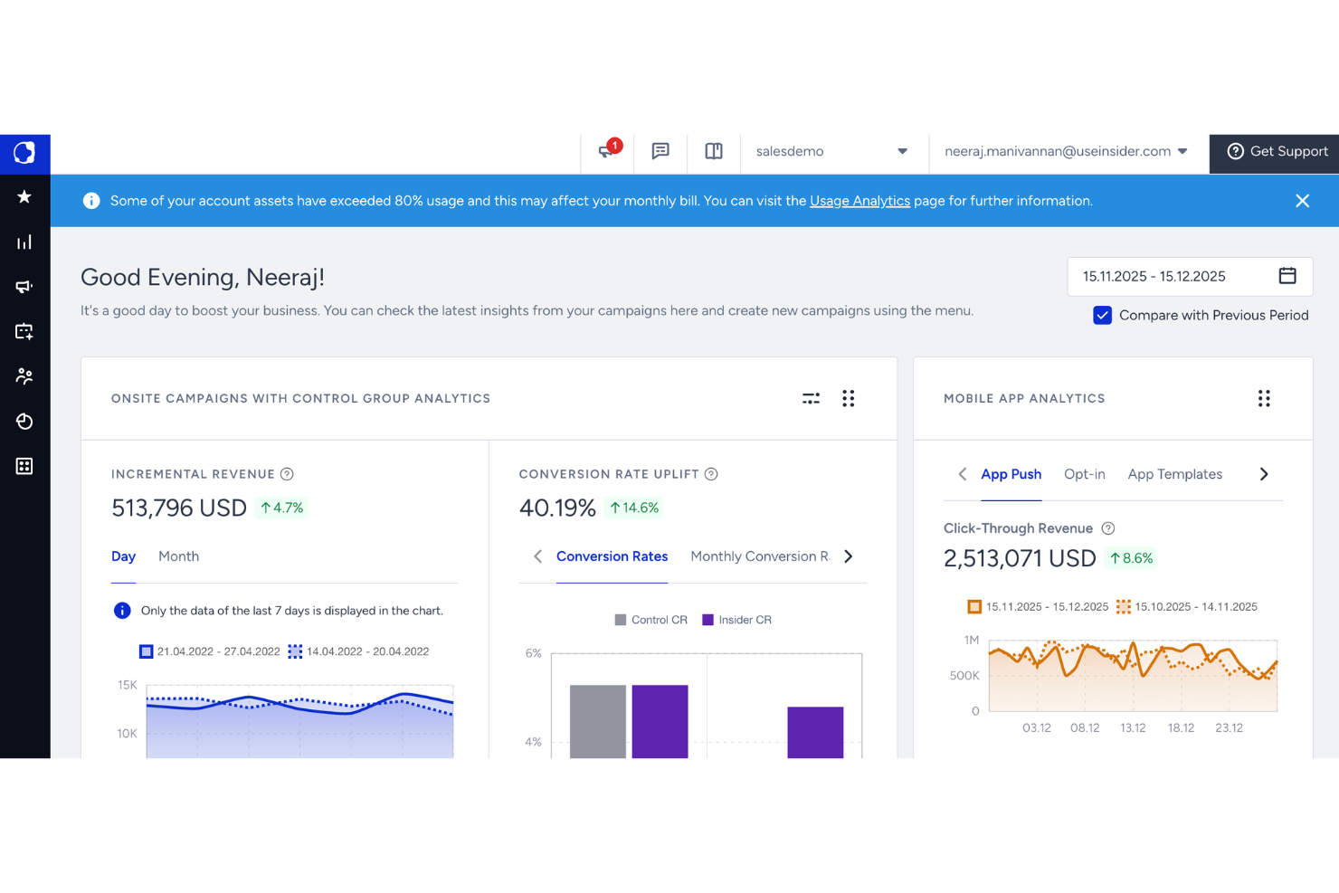 Insider One screenshot - 16 Best AI Customer Journey Mapping Tools in 2026