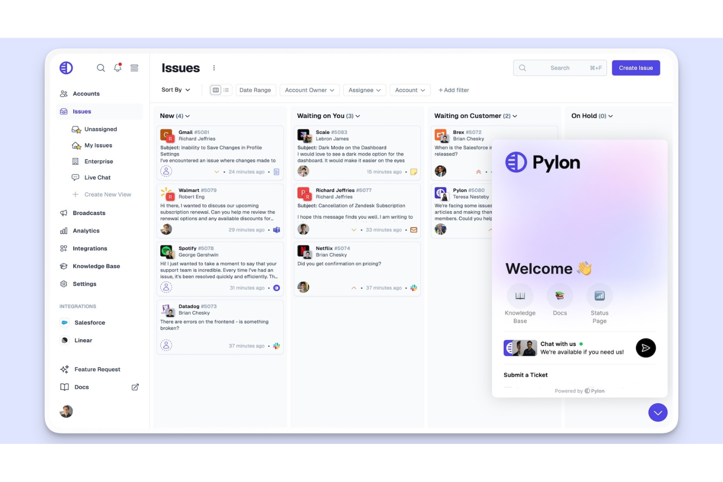 Pylon screenshot - 10 migliori alternative a Odoo nel 2026