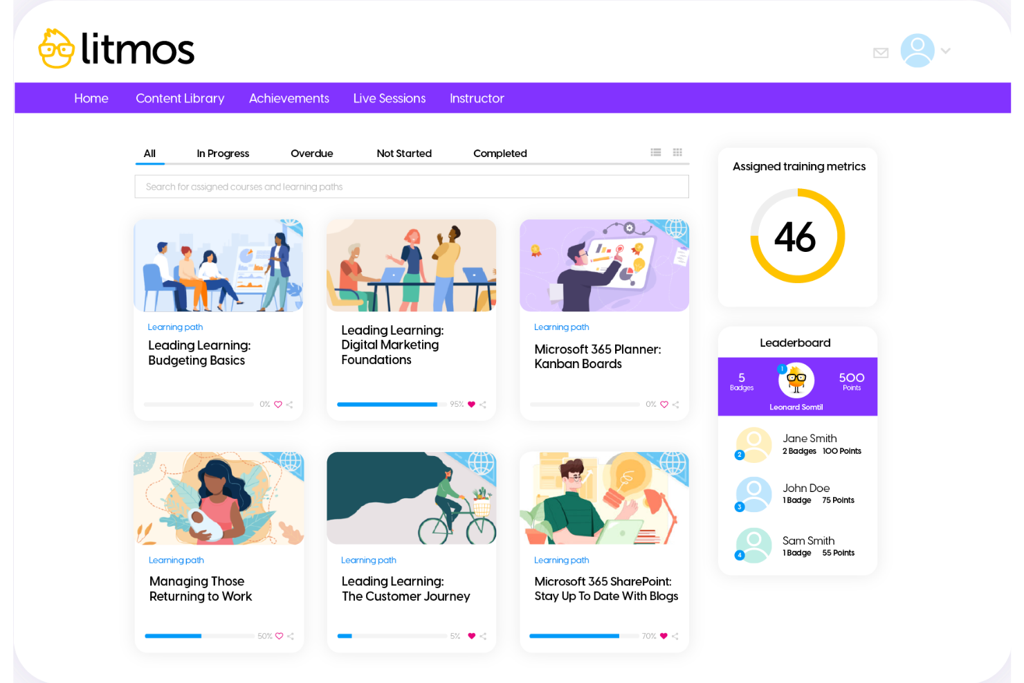 Litmos screenshot - 19 Docebo Alternatives Picked for 2026 for Every Learning Need