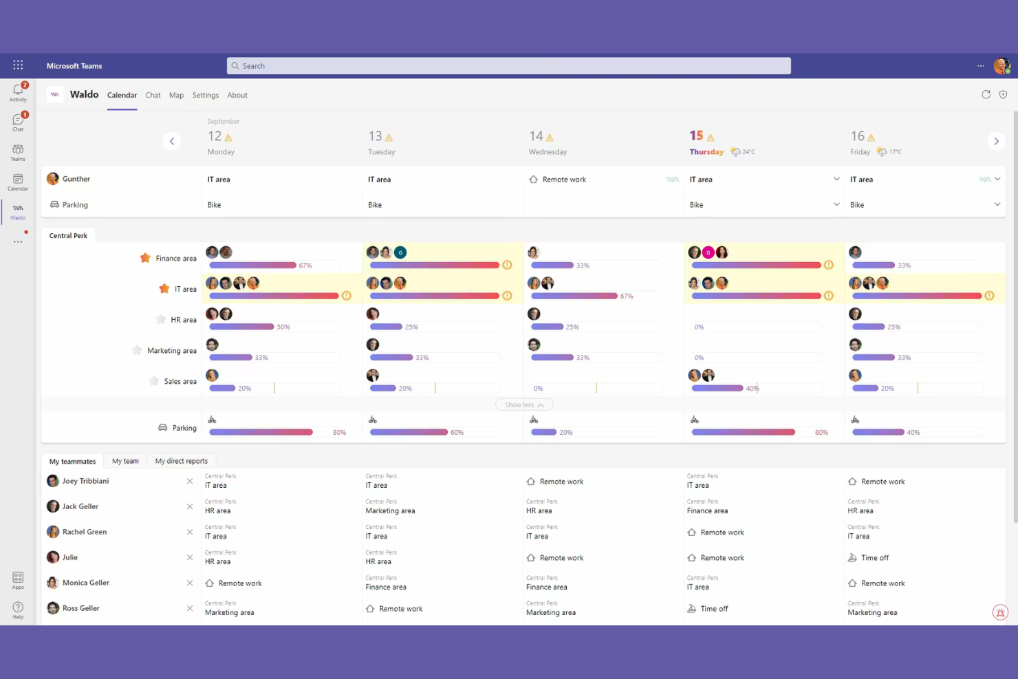 Waldo screenshot - 10 Migliori Software Gratuiti per la Prenotazione di Postazioni di Lavoro nel 2026