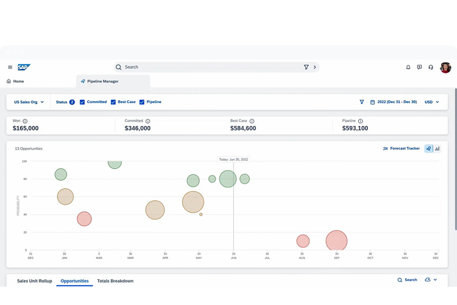 SAP Sales Cloud screenshot - 19 Best Zoho CRM Alternatives for 2026