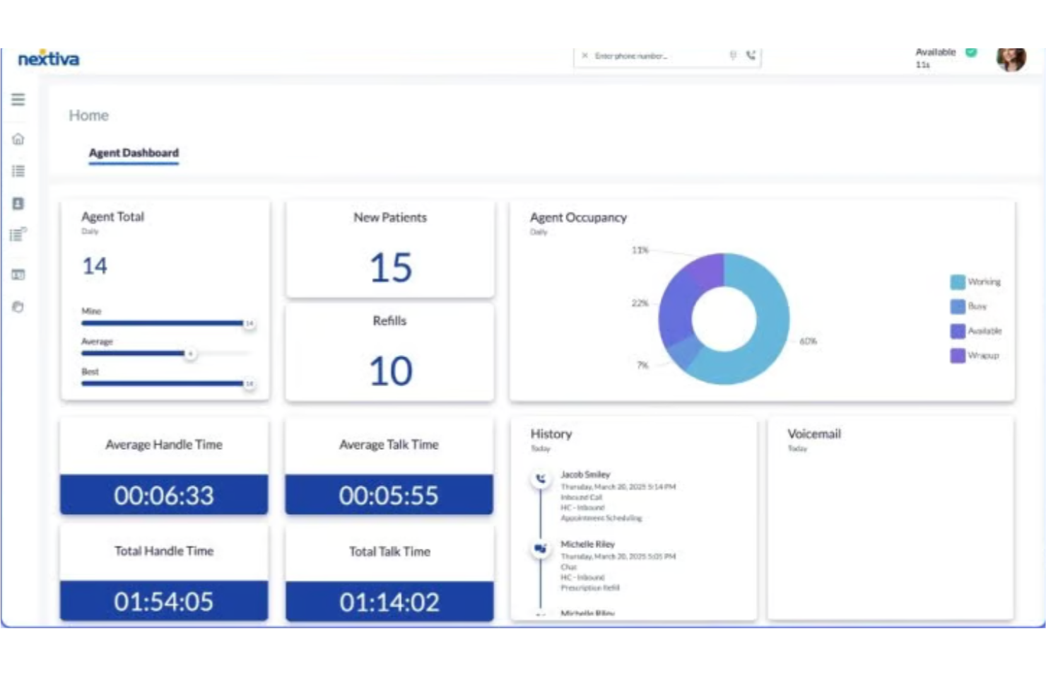 Nextiva screenshot - 18 Best Healthcare Call Center Software in 2026