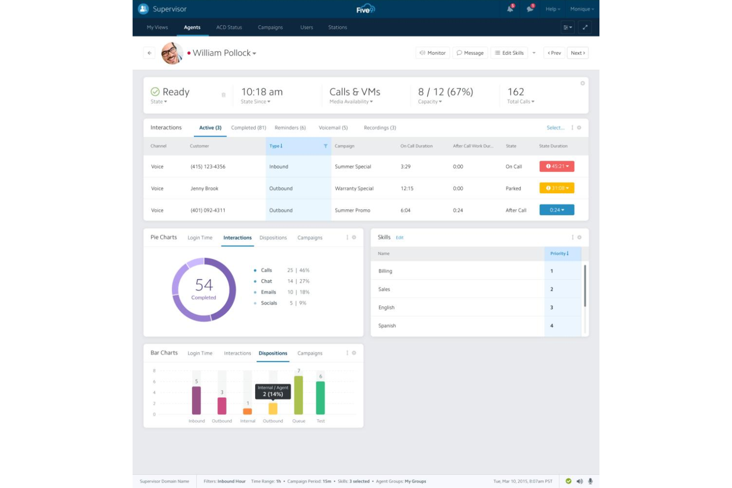 Five9 screenshot - 10 Best Hosted VoIP in 2026
