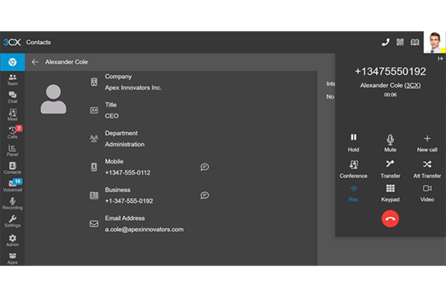 3CX helps teams manage calls, improve service, and boost agent productivity.