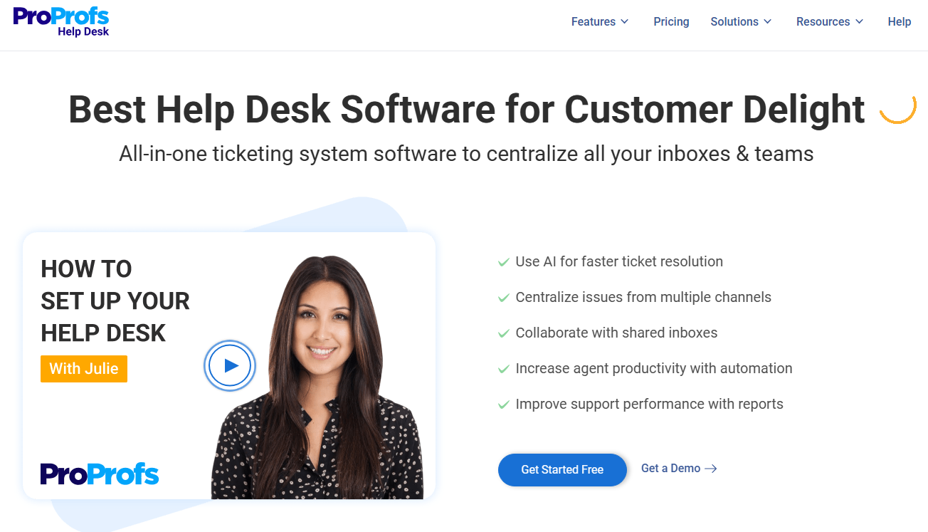 ProProfs Help Desk delivers ticketing, automation, and self-service tools for support teams.