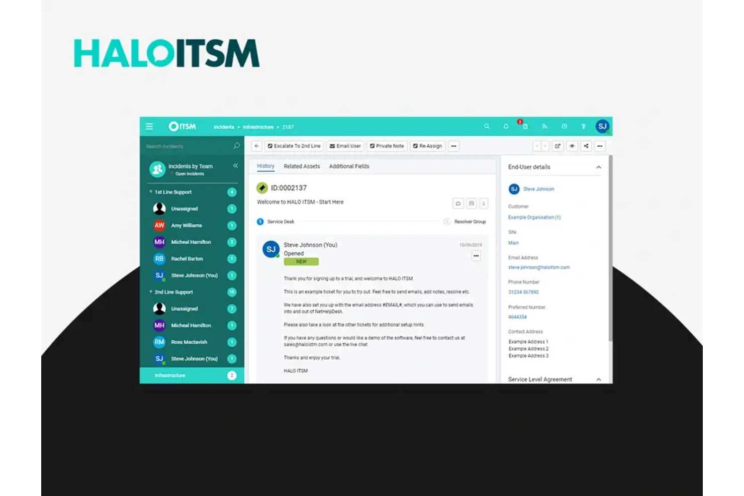 HaloITSM delivers an ITIL-compliant service desk for efficient ticket and support management.