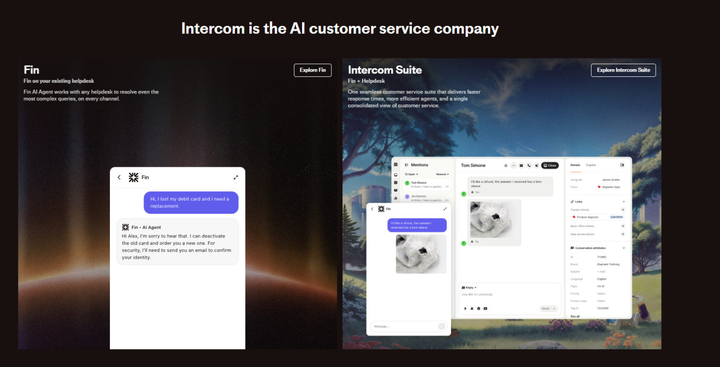 Intercom brings AI and human support together in one powerful customer service platform.