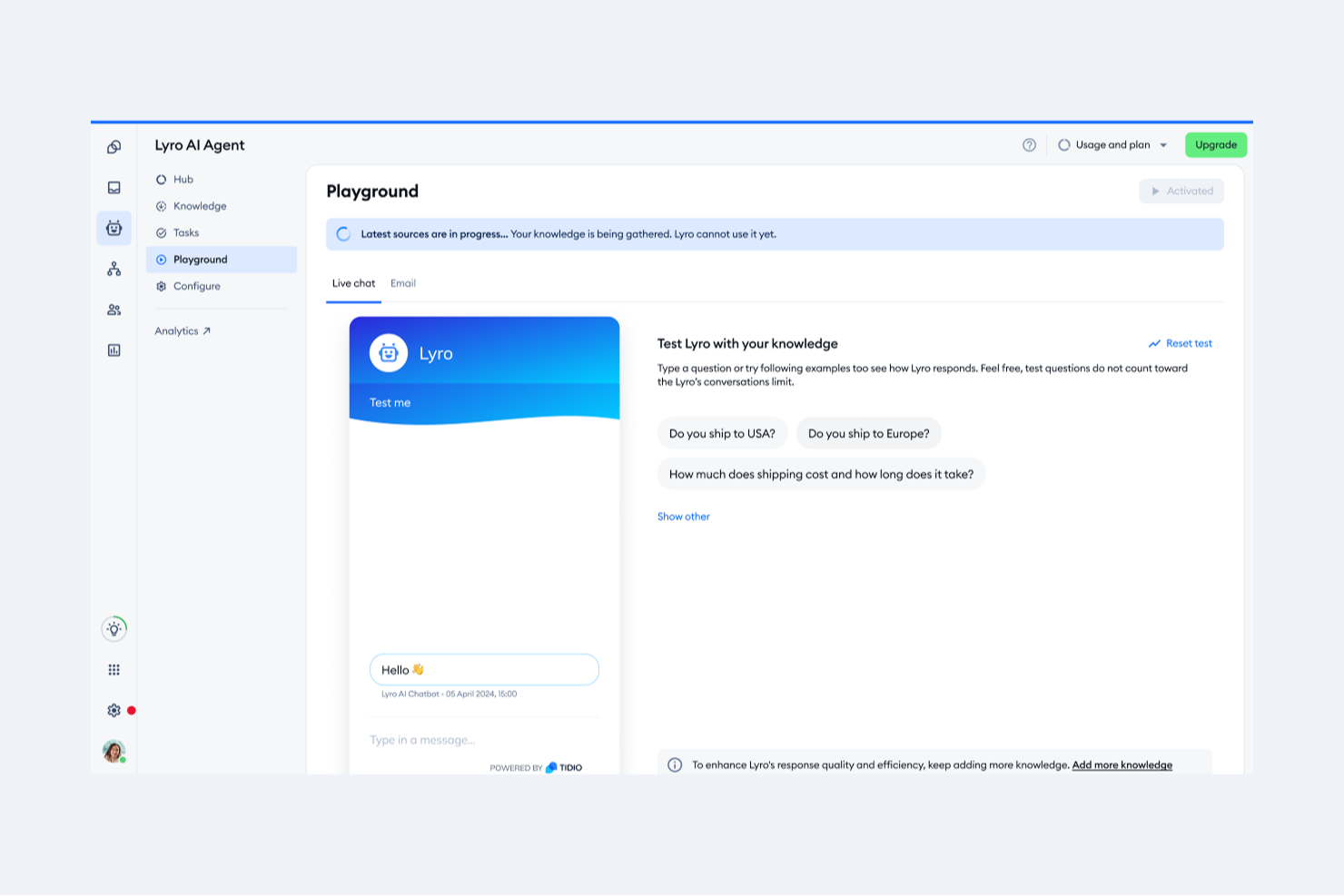 Tidio screenshot - 10 Best Intercom Alternatives Reviewed in 2026