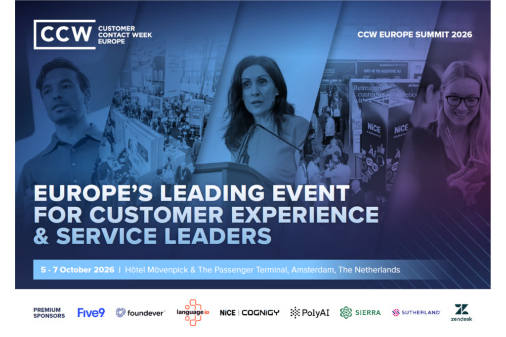 CCW Europe Summit 2026 promotional banner featuring speakers and event details in Amsterdam.