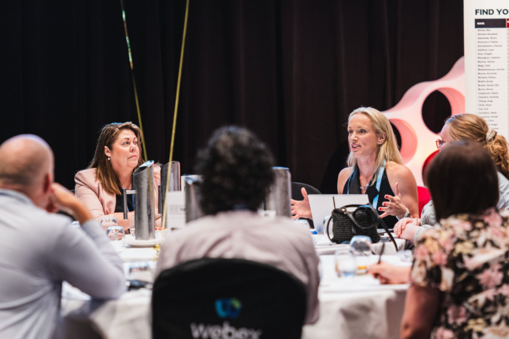 The Customer Show roundtable discussion session.