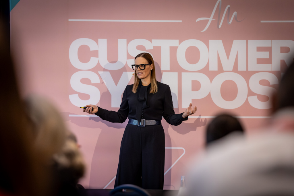 A keynote presenter at the Customer 360 Symposium