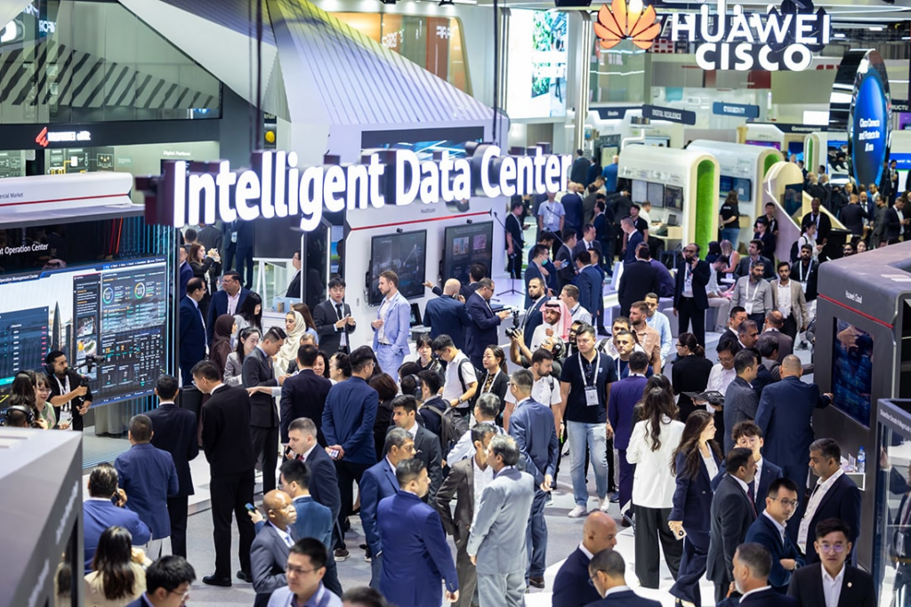 The trade show floor of the GITEX Global