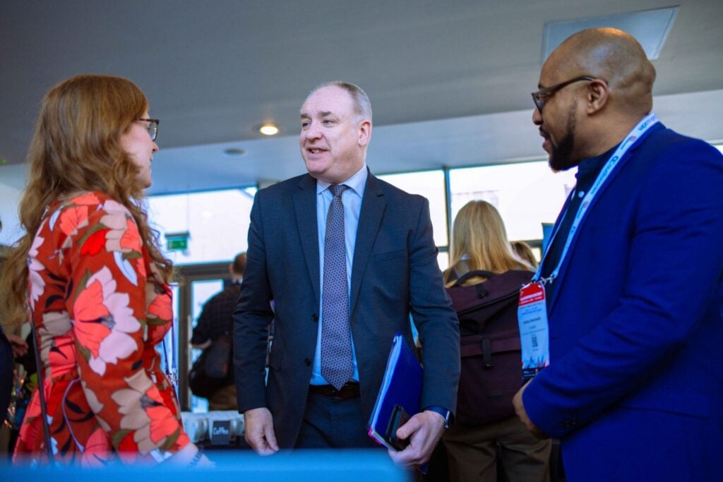 Attendees networking at The Arabian AI & Agentic Summit