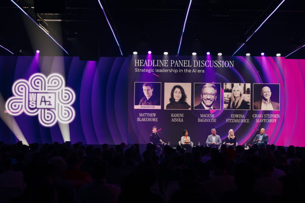 Panel discussion on AI leadership at World Summit AI