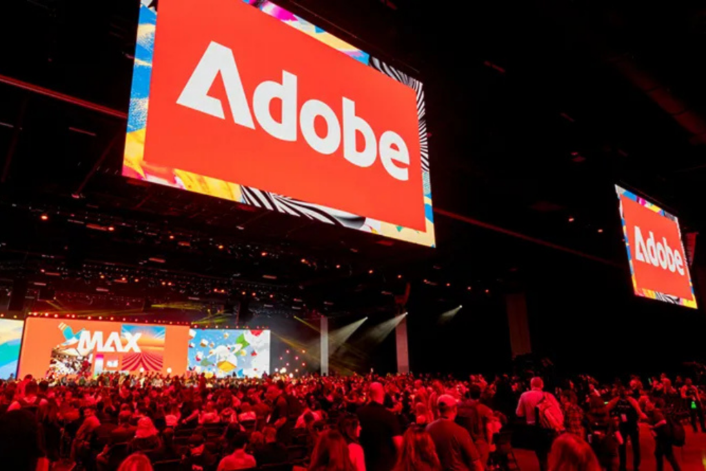Large audience gathered at Adobe MAX Conference