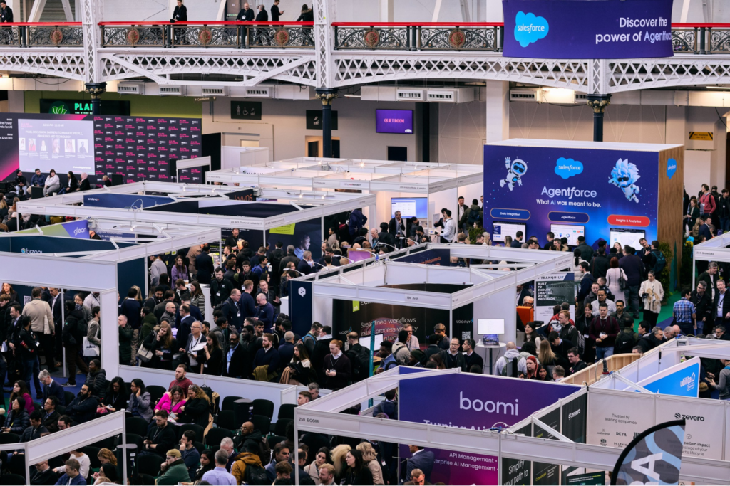 Crowded exhibition hall at Digital Transformation Expo Europe