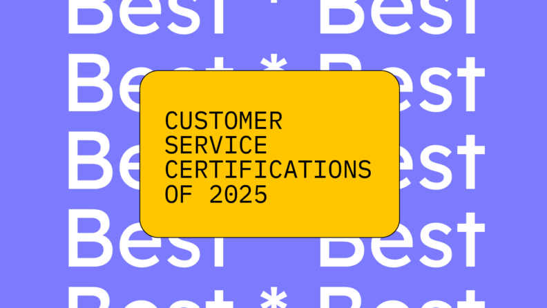 Customer service certifications of 2025 generic best of