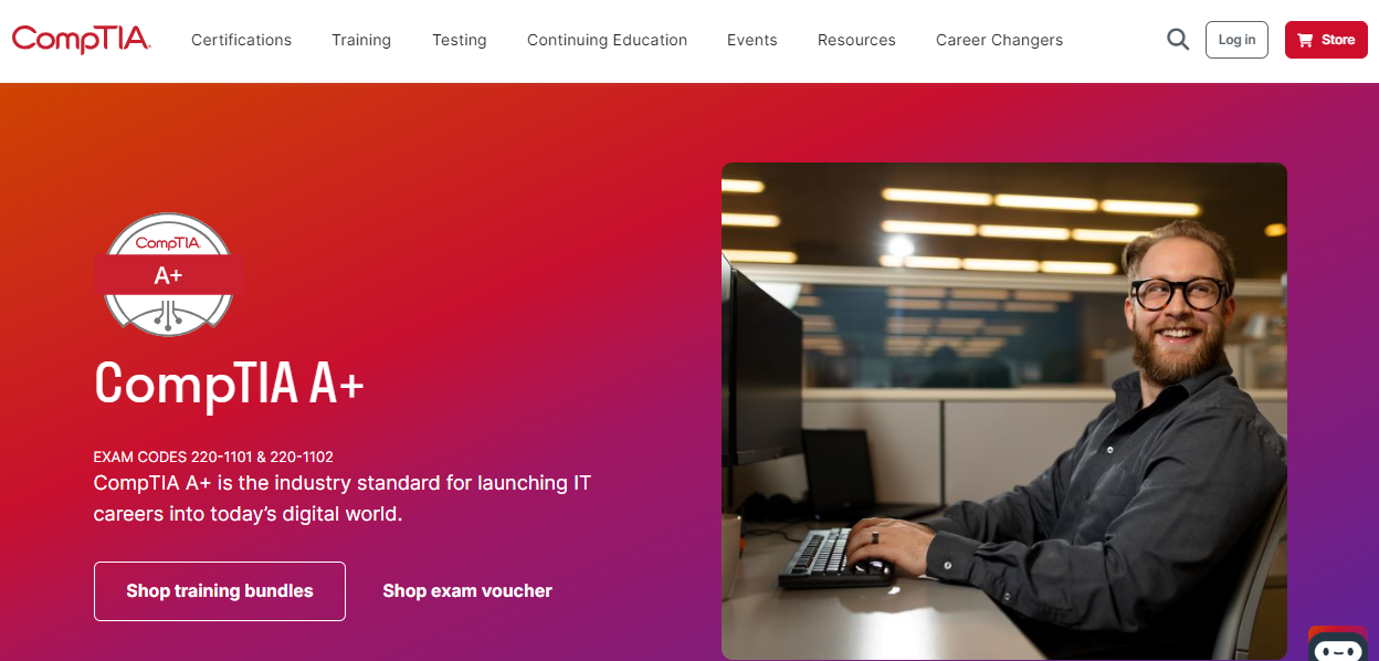 CompTIA A+, a help desk certification