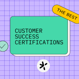 Customer success certifications generic best of