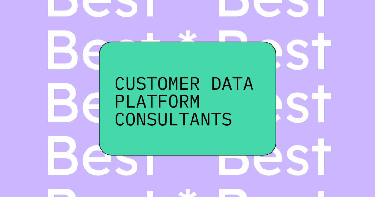 20 Best Customer Data Platform Consultants Reviewed in 2026