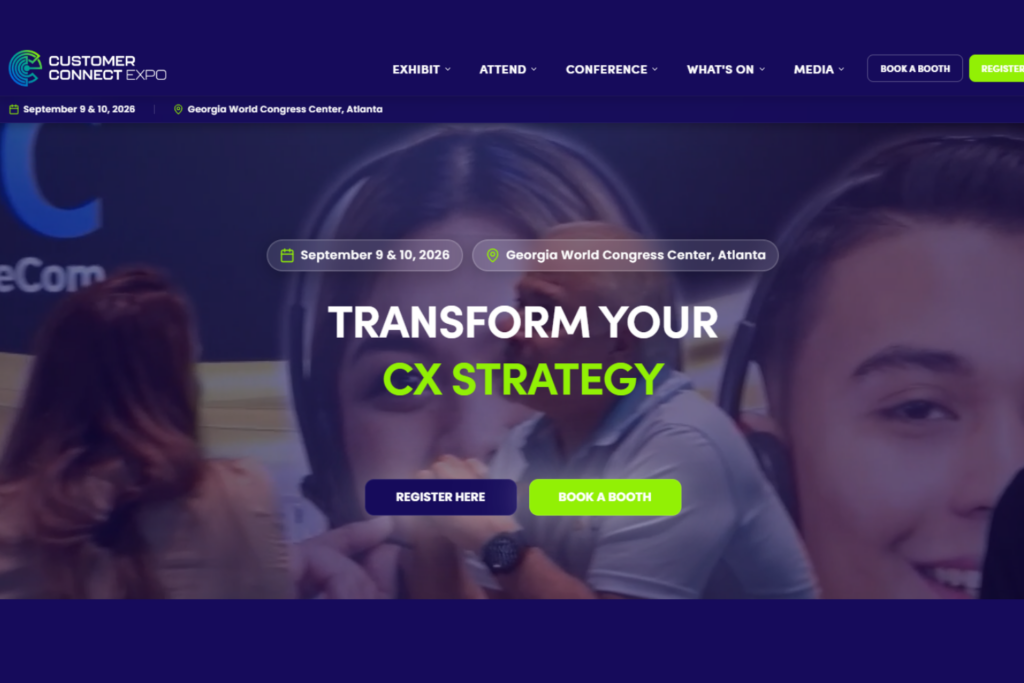 Customer Connect Expo 2026 Website screenshot
